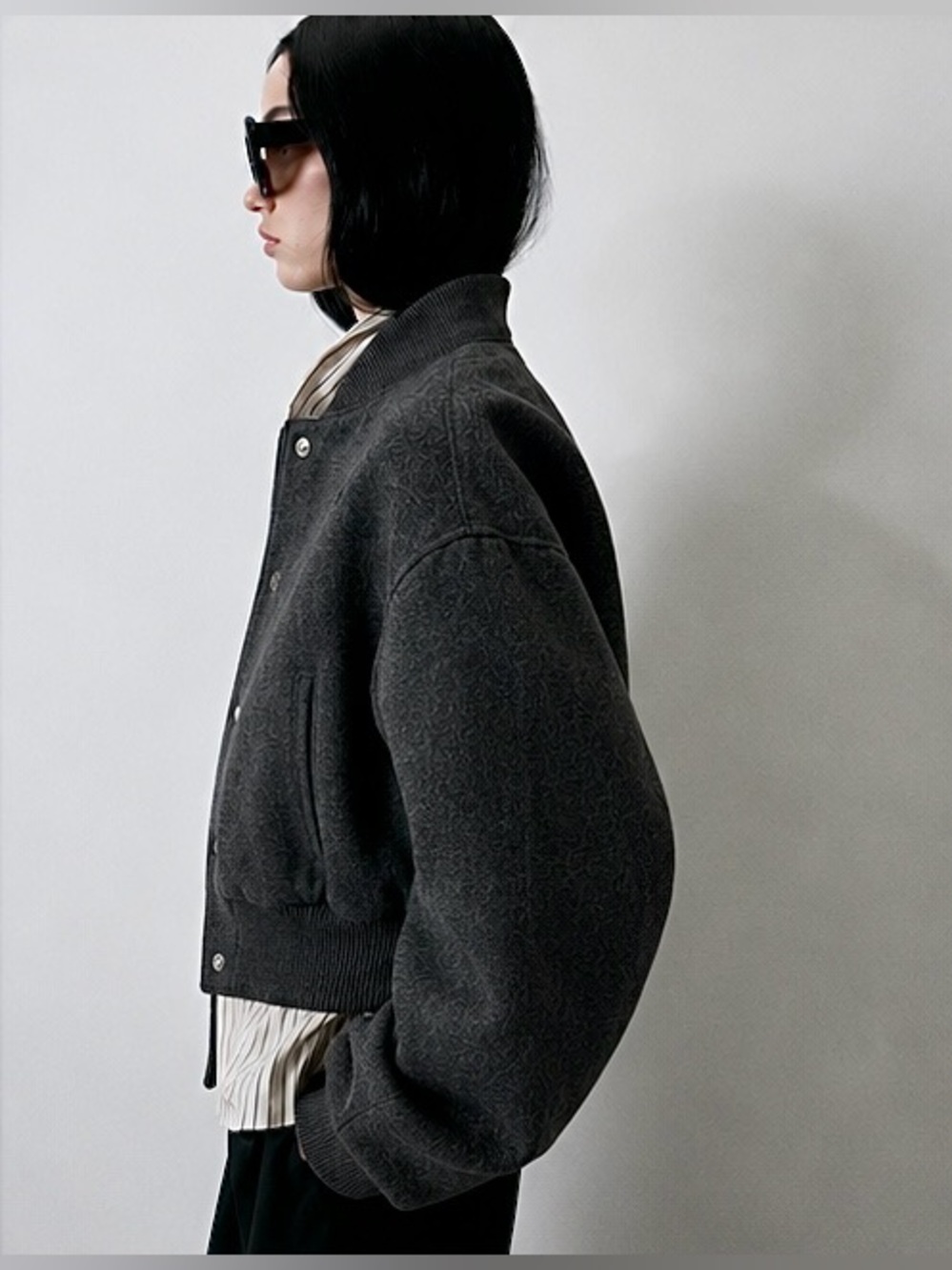 H&M Wool Cropped Jacket - Picture 3 of 5